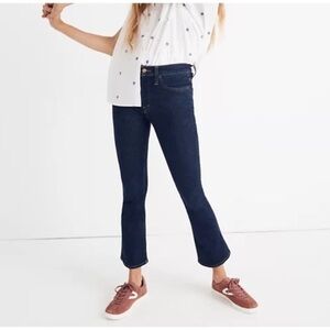 Madewell Cali Demi-Boot Jeans Kick Flare in Lucille Wash